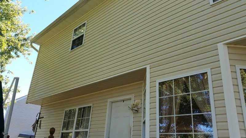 House Siding Pressure Washing - After