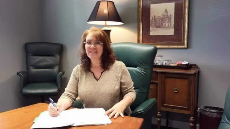 Angela Brown working at a desk | JB Power Wash®