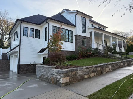 Freshly washed home exterior in Davidson County, Tennessee