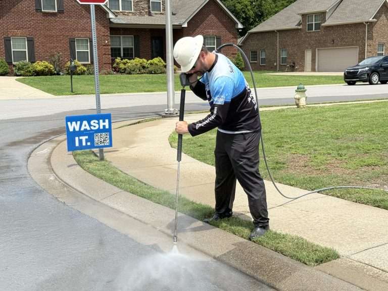 JB Power Wash tech pressure washing