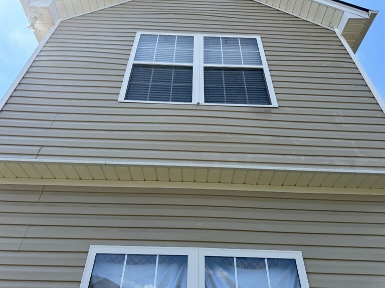 Exterior window cleaning - after